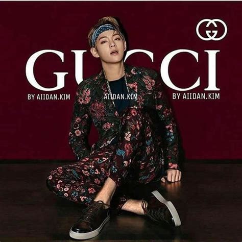 kim taehyung gucci collection|bts members v gucci.